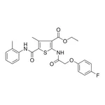 Merck ET 2-(((4-F-PHENOXY)AC)AMINO)4-M-