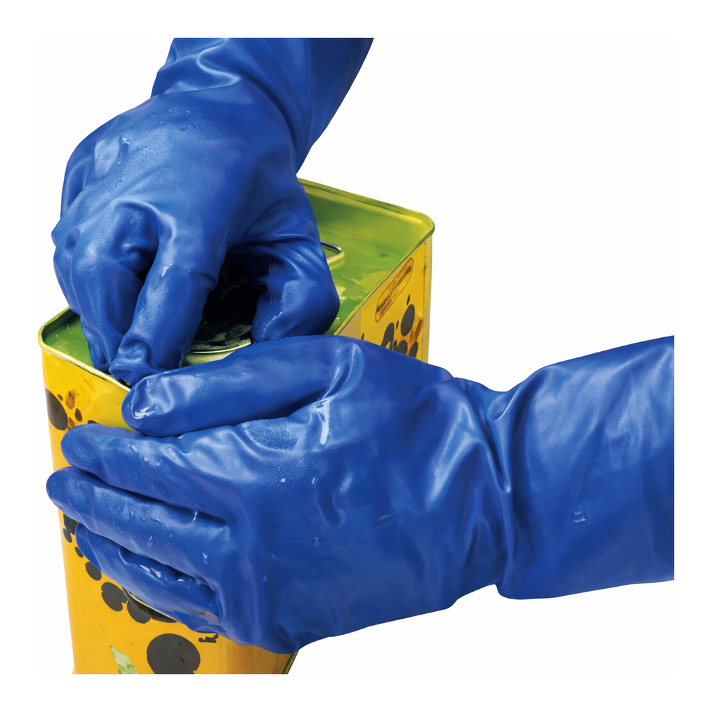 Daihan Science Handoil Oil Resistant Glove, for Sensitivity, PVC, Length 300mm<br>Ideal for Fin