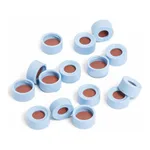 Agilent Snap cap, blue,red rubber/PTFE 100/PK
