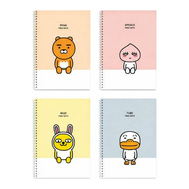 OFFICENEX 카카오프렌즈 스프링 연습장 어피치
