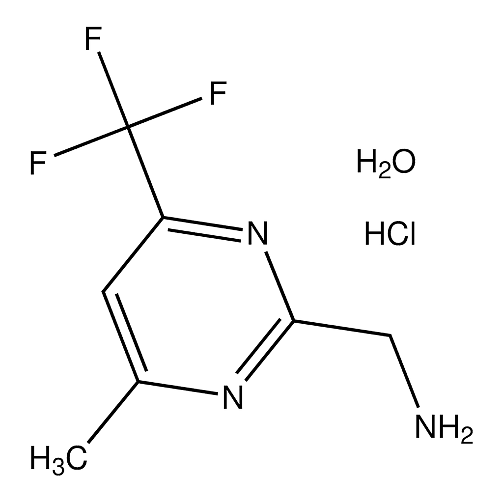 Merck {[4-Methyl-6-(trifluoromethyl)-2-pyrimidinyl]methyl}amine hydrochloride hydrate