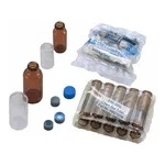 AS ONE Sterile Vial (with Rubber Stopper and Cap), 멸균바이알(고무마개,캡 부속)