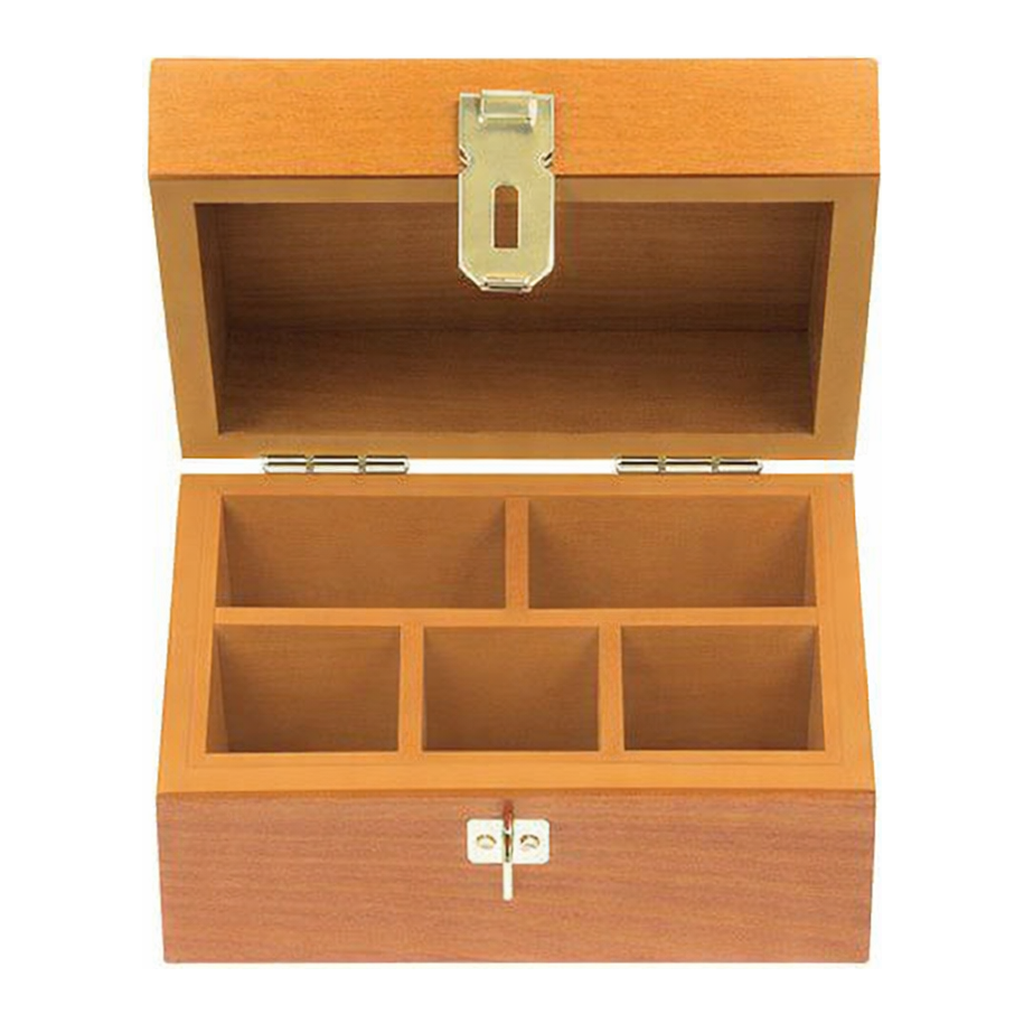 OFFICENEX 고급나무고무인함/인장함(소, 140x110x80mm)