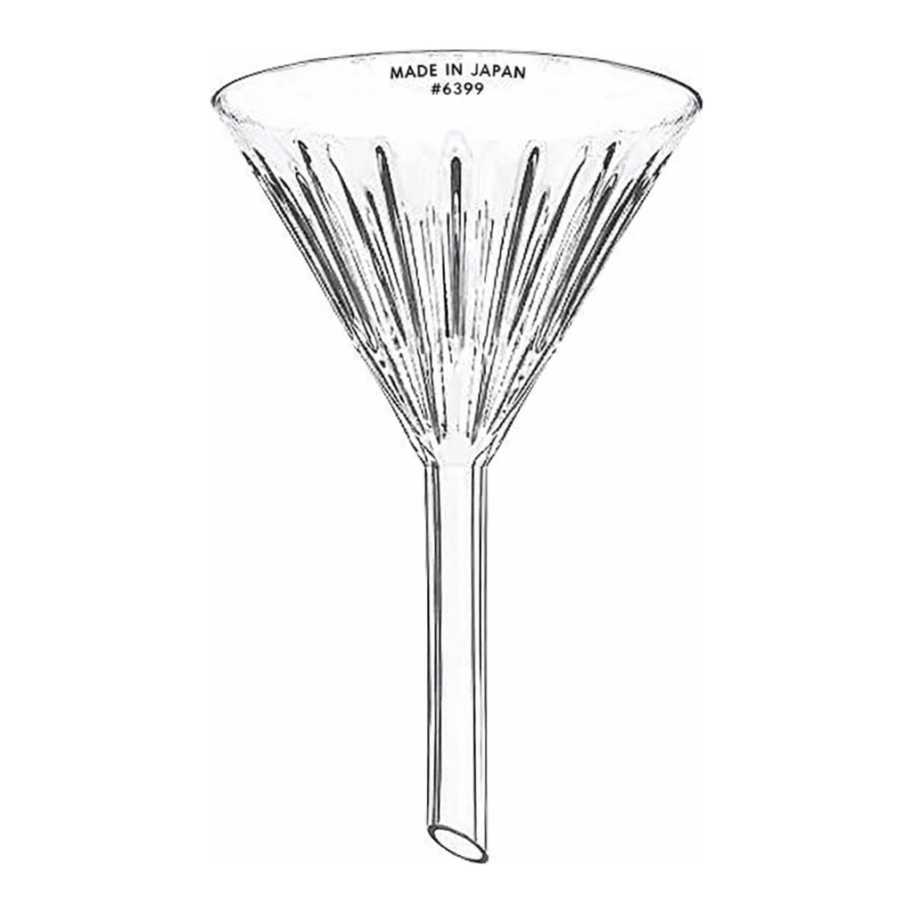 AS ONE Ribbed Funnel Glass, 근입 깔때기
