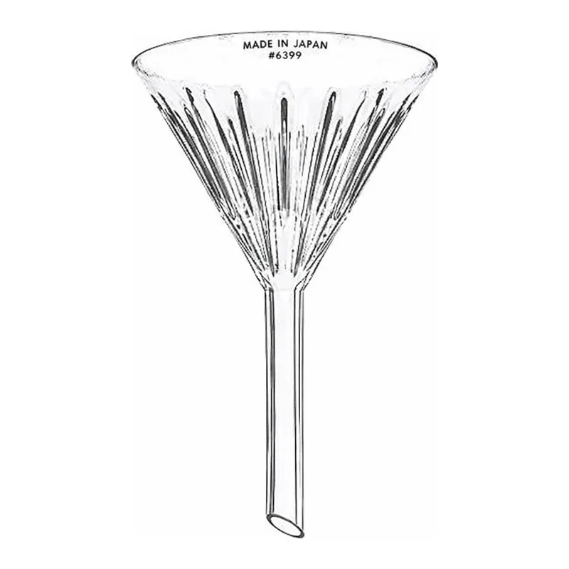 AS ONE Ribbed Funnel Glass, 근입 깔때기