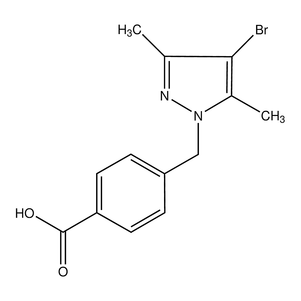 Merck 4-((4-Bromo-3,5-dimethyl-1H-pyrazol-1-yl)methyl)benzoic acid
