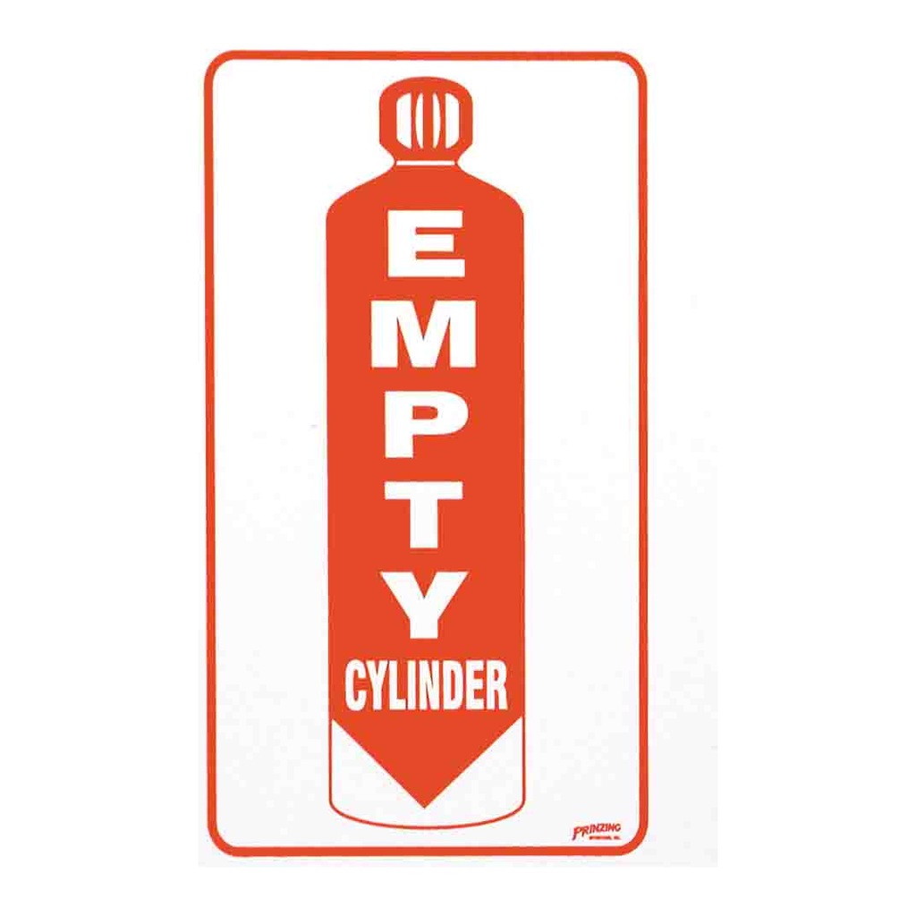 Brady Empty Cylinder Sign