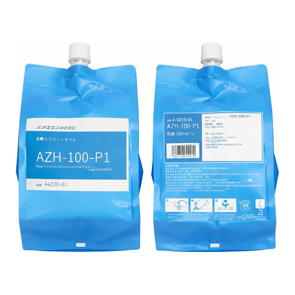 AS ONE 4-4230-01 Heat-resistant silicone oil (pouch type) 1kg　AZH-100-P1
