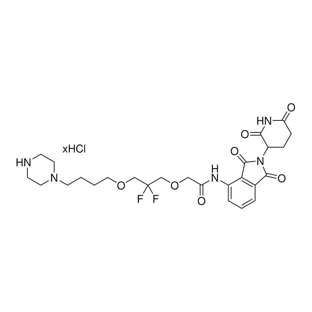 Merck Pomalidomide-difluoroPEG1-C4-piperazine Hydrochloride