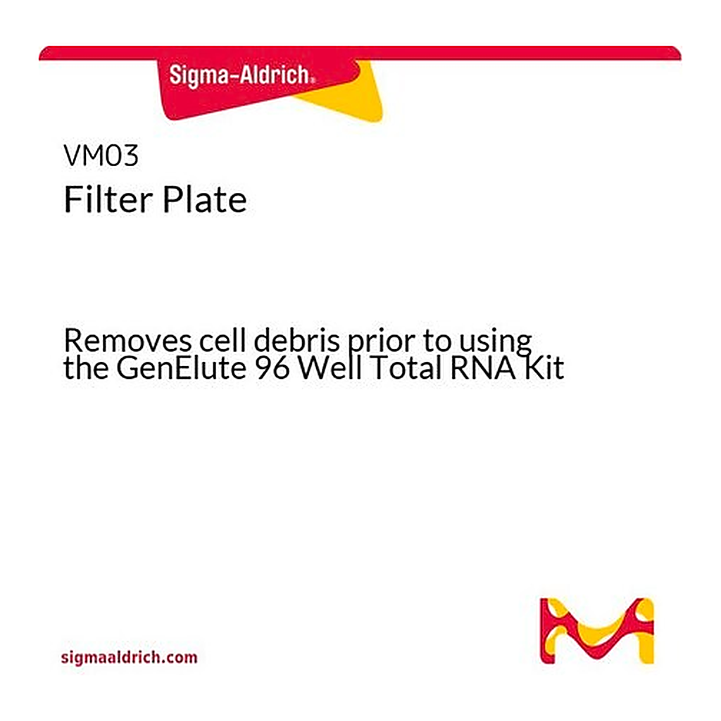 Merck Filter Plate