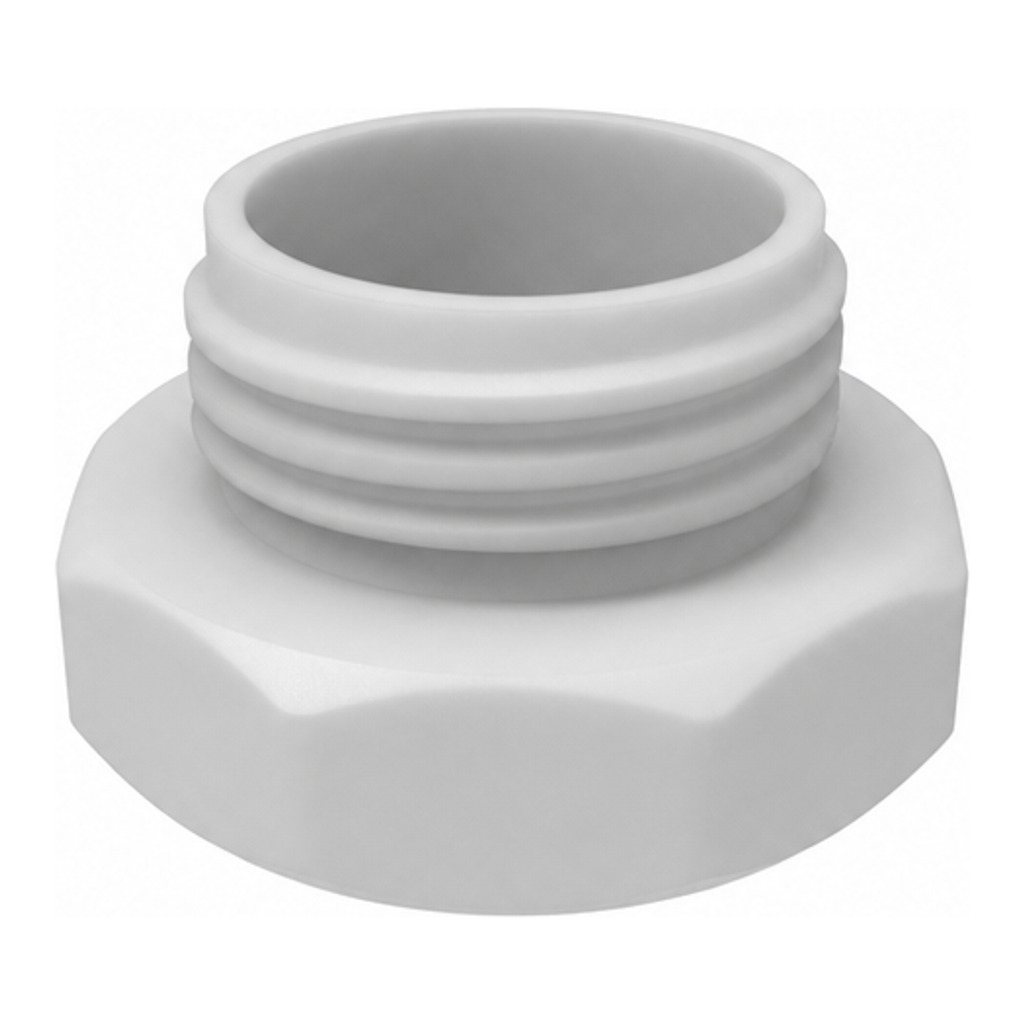 Thread adapter, PP, S70/71 (m) to Mason Jar 70mm (f)