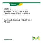 Merck SUPELCOGEL 8CA 30CM X 7.8MM HPLC COLUMN&