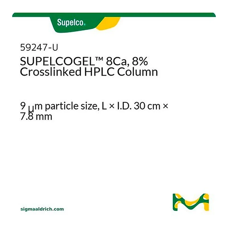 Merck SUPELCOGEL 8CA 30CM X 7.8MM HPLC COLUMN&
