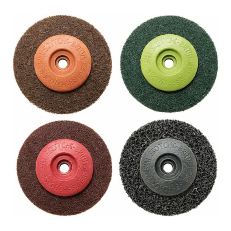 Daihan Science 3M Scotch BriteTM Bevel Disc, Durable, Non-woven Fabric, Grit 120~400, Max. RPM