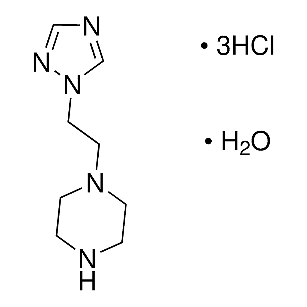 Merck 1-[2-(1H-1,2,4-Triazol-1-yl)ethyl]piperazine trihydrochloride hydrate