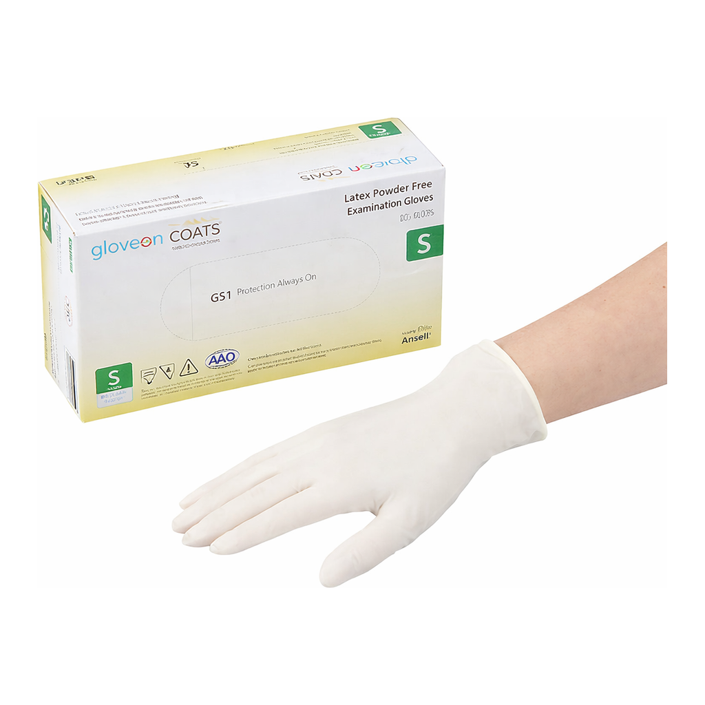 AS ONE COATS Latex Glove (Powder-Free) 240mm, 코츠 라텍스 장갑 (파우더 프리) 240mm