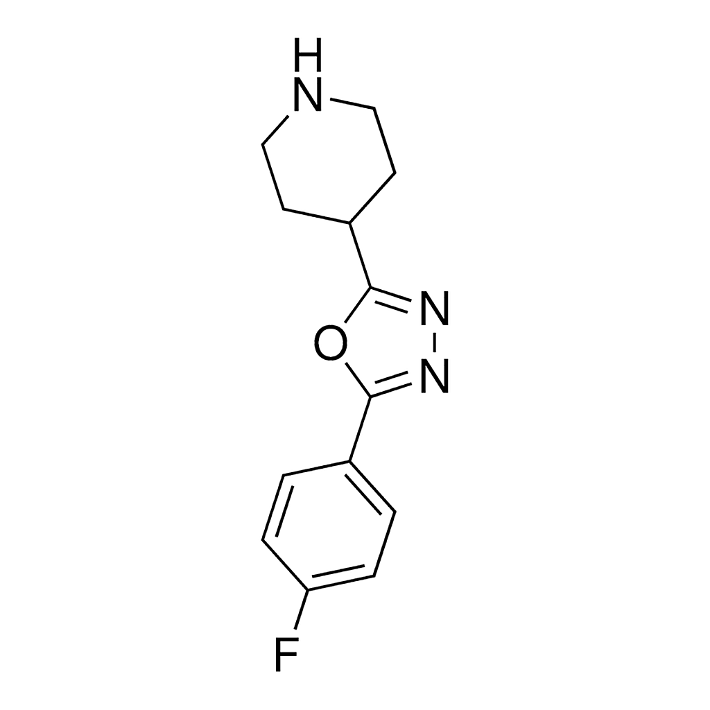 Merck 4-[5-(4-fluorophenyl)-1,3,4-oxadiazol-2-yl]piperidine