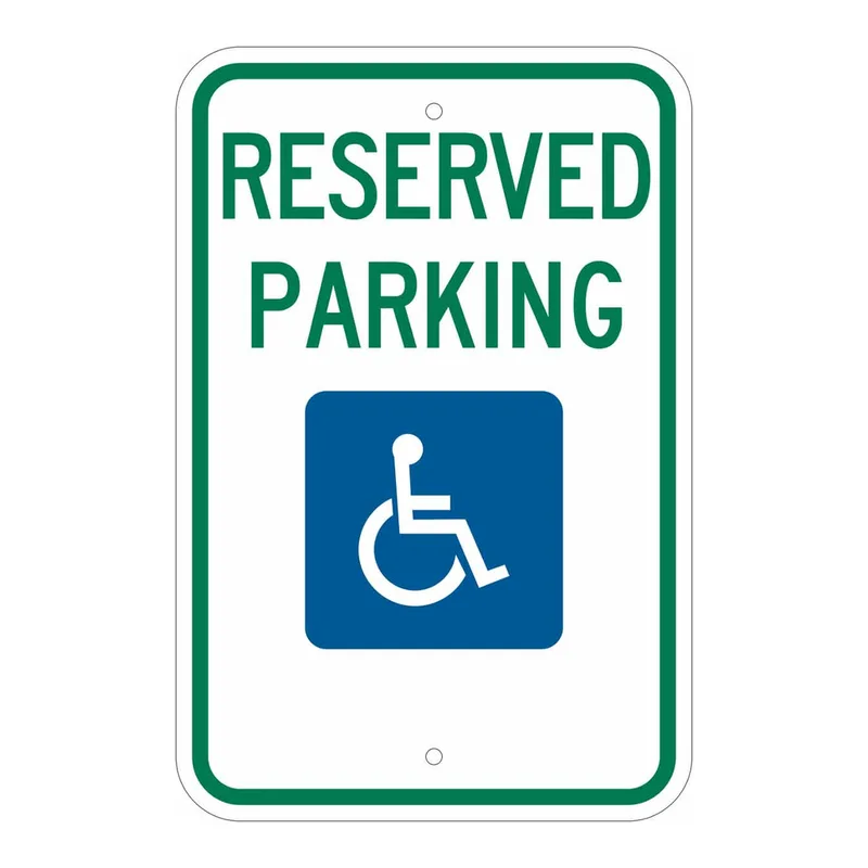 Brady Reserved Parking Sign