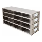 VWR® Upright Freezer Rack with Drawers for 2" Boxes