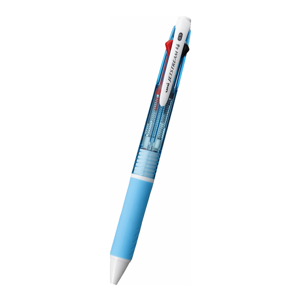 OFFICENEX 유니 제트스트림 4색 0.7mm 라이트블루(SXE4-500-07-8)