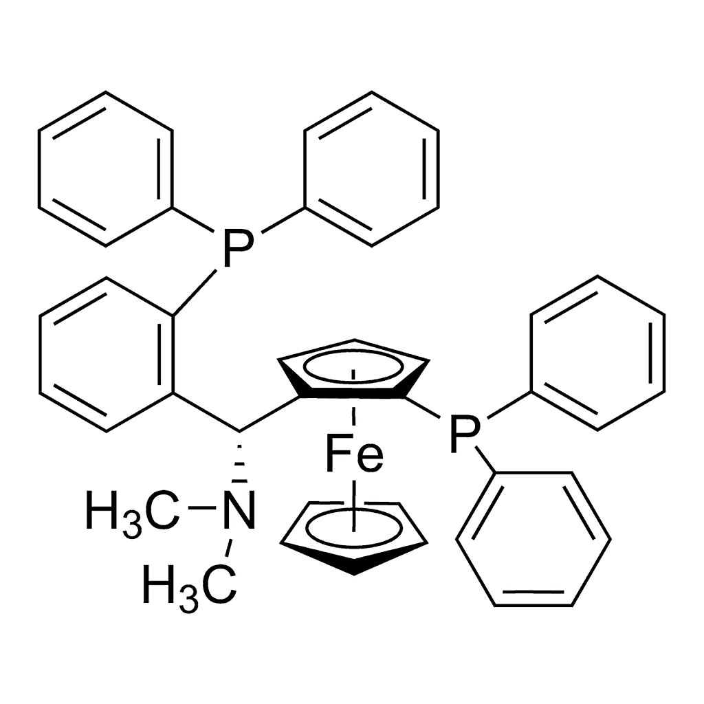 Merck (RP)-1-[(R)-alpha-(Dimethylamino)-2-(diphenylphosphino)benzyl]-2-diphenylphosphinoferrocene