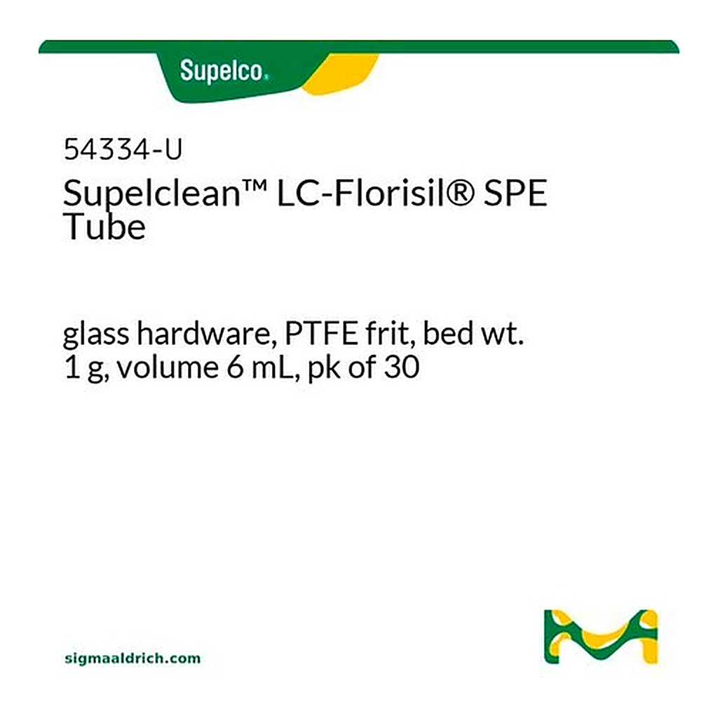 Merck PK30 6ML/1G LC-FLORISIL GLASS SPE TUBE