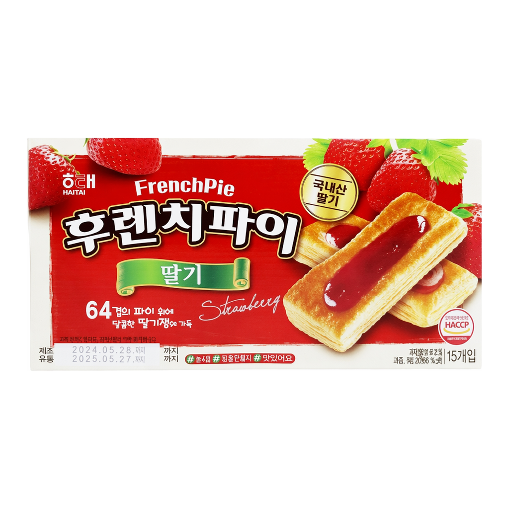OFFICENEX 해태 후렌치파이(딸기/192g)