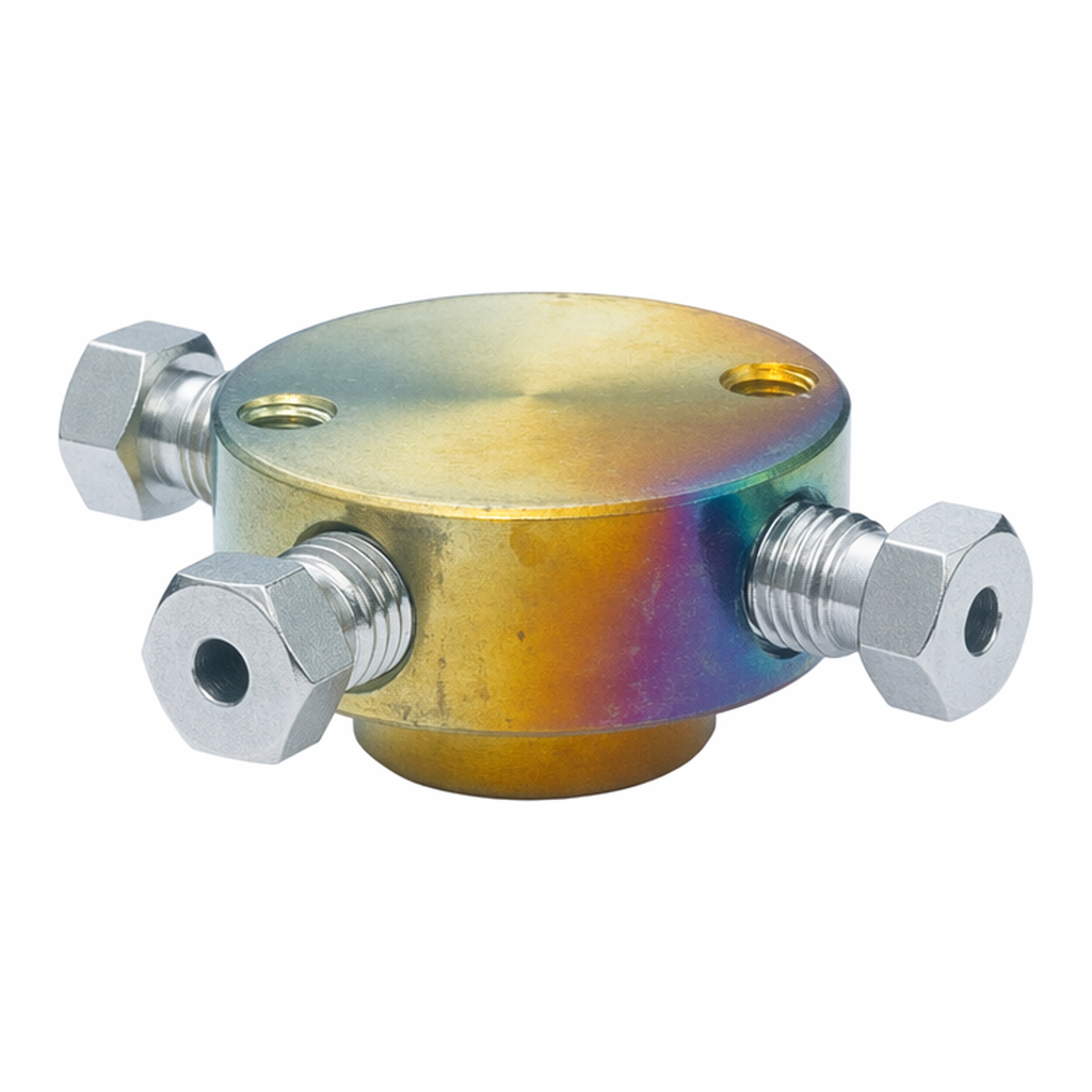 Restek Fittings, Sulfinert, Zero Dead Volume Tee, 1/8in