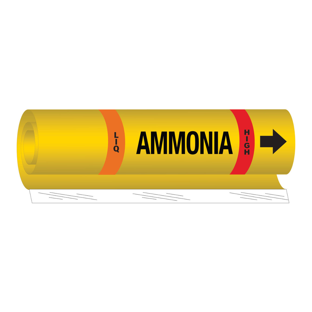 Brady BLANK LIQ AMMONIA HIGH Pipe Marker