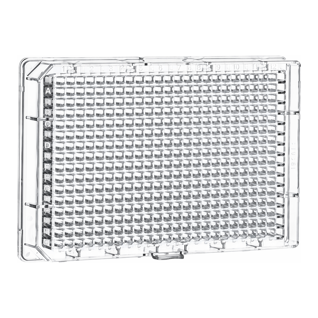Greiner Bio One CELL CULTURE MICROPLATE, 384 WELL, PS, CLEAR,COLLAGEN TYPE 1, CELLCOAT®, LID, 5 PCS./BAG
