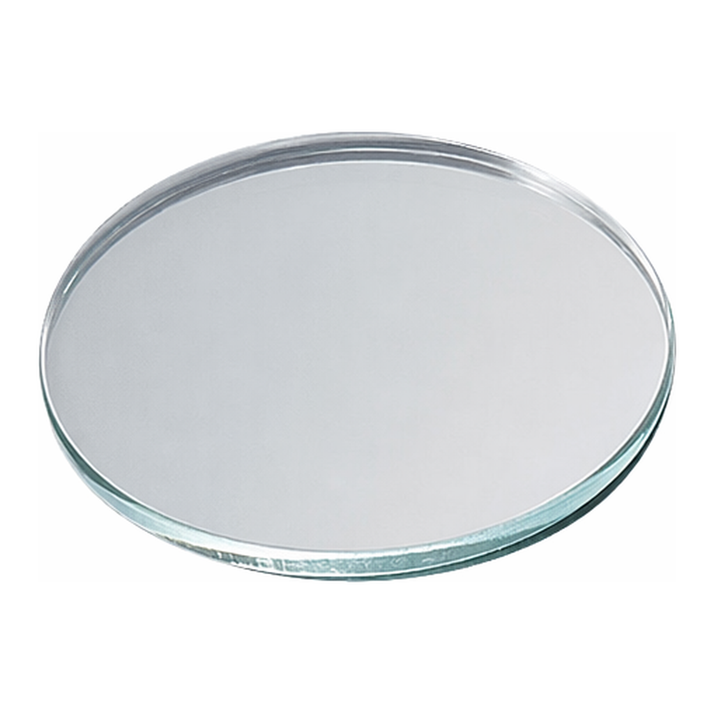 AS ONE Glass Circular Blue Plate(Soda Glass) Thickness 4.0mm, 원형 유리 청판(소다 유리) 두께 4.0mm