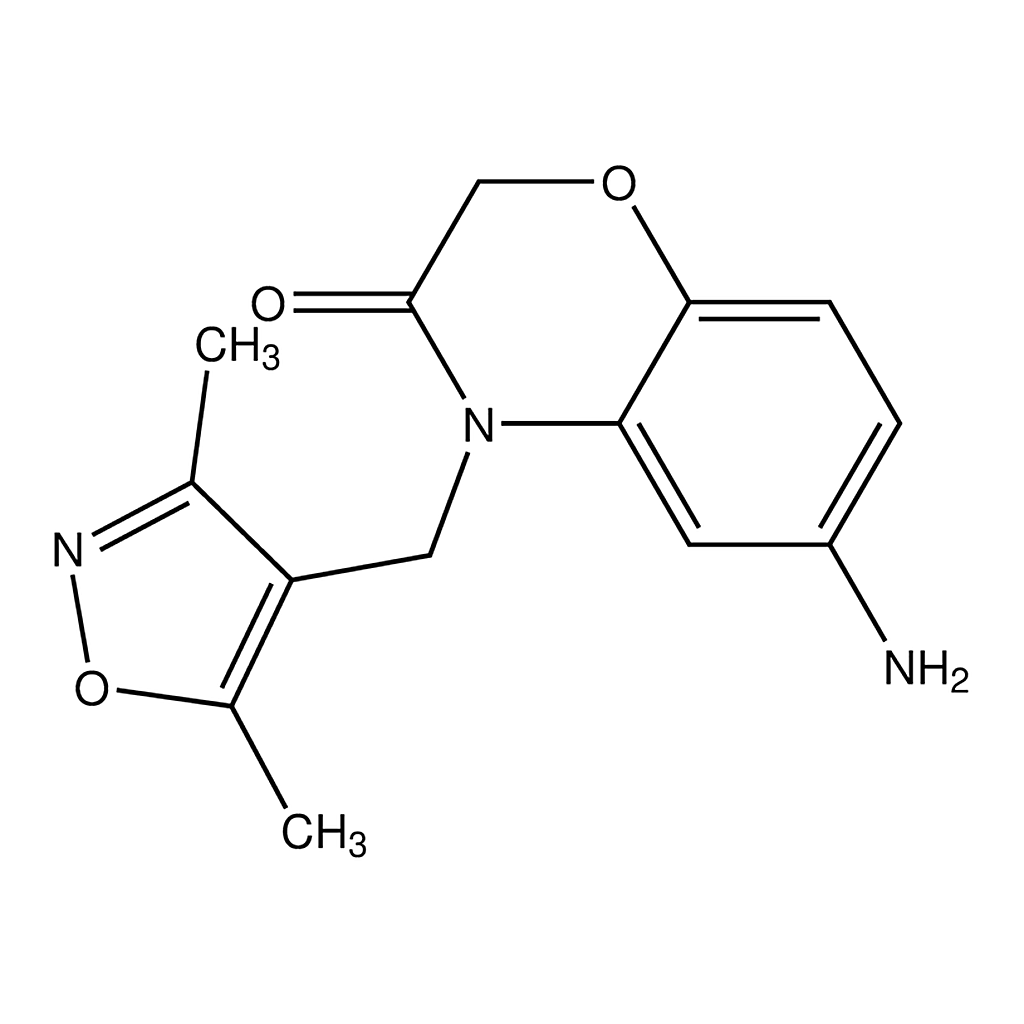 Merck 6-Amino-4-((3,5-dimethylisoxazol-4-yl)methyl)-2H-benzo[b][1,4]oxazin-3(4H)-one