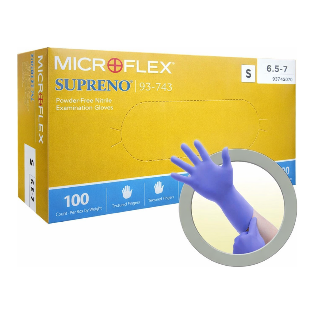 OFFICENEX [P]니트릴 장갑 (MICROFLEX SUPRENO/L/100매/안셀)