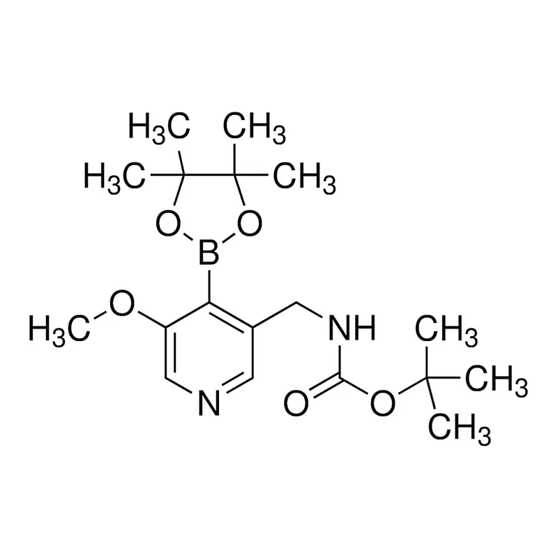 Merck tert-Butyl (5-methoxy-4-(4,4,5,5-tetramethyl-1,3,2-dioxaborolan-2-yl)pyridin-3-yl)methylcarbamate