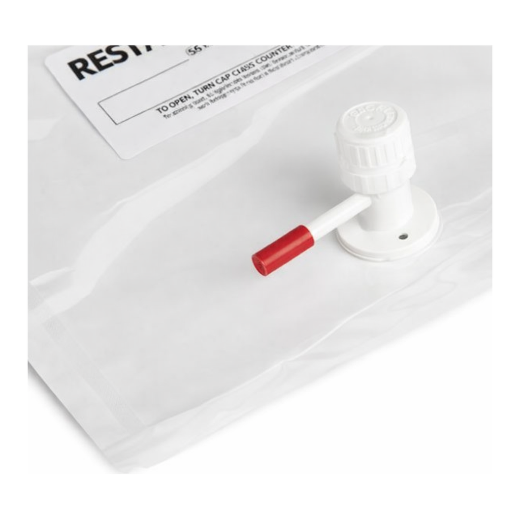 Restek Tedlar Bag, w/Single Polypropylene Valve & Septum Fitting 80 Liter Cap., 28.25in x 30.5in,