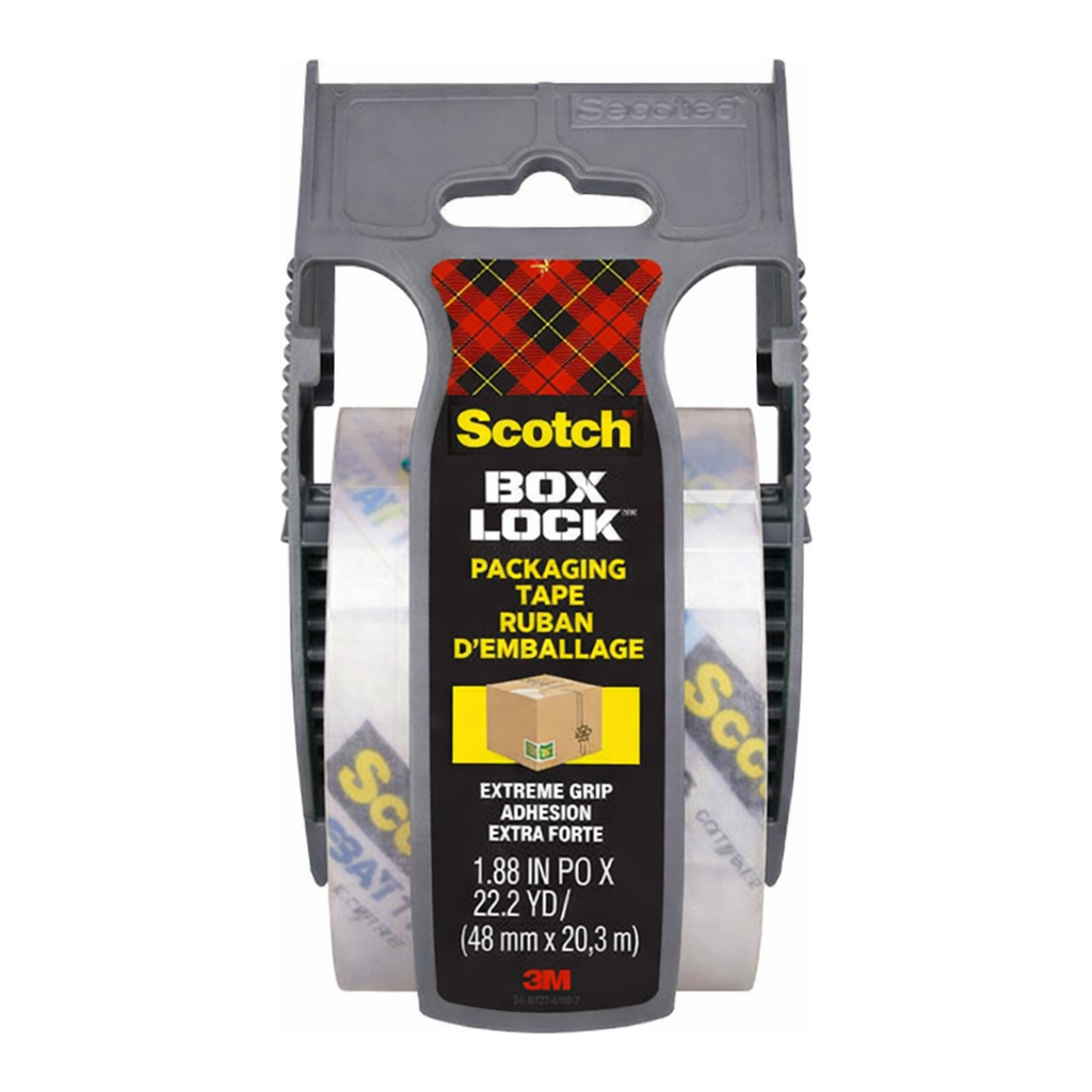 OFFICENEX 3M 스카치 박스락 포장용 테이프 #195 48mm x 20m 투명