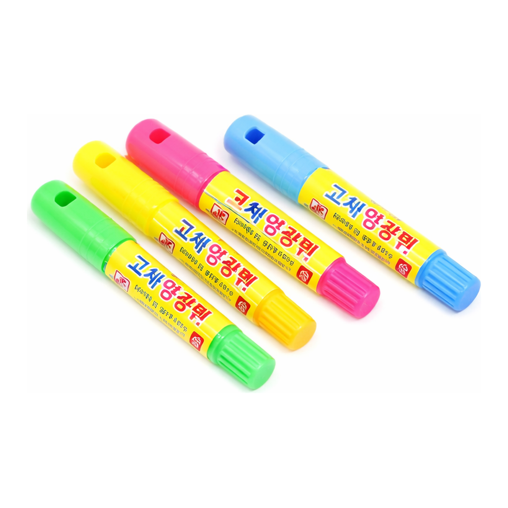 OFFICENEX 동아 고체형광펜(원형/분홍/4.0mm)