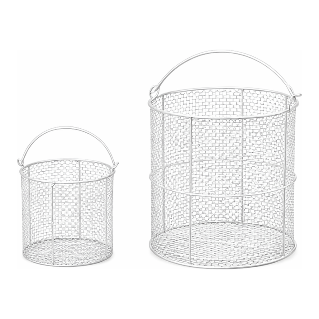 AS ONE Stainless Steel Cleaning Basket Small φ150