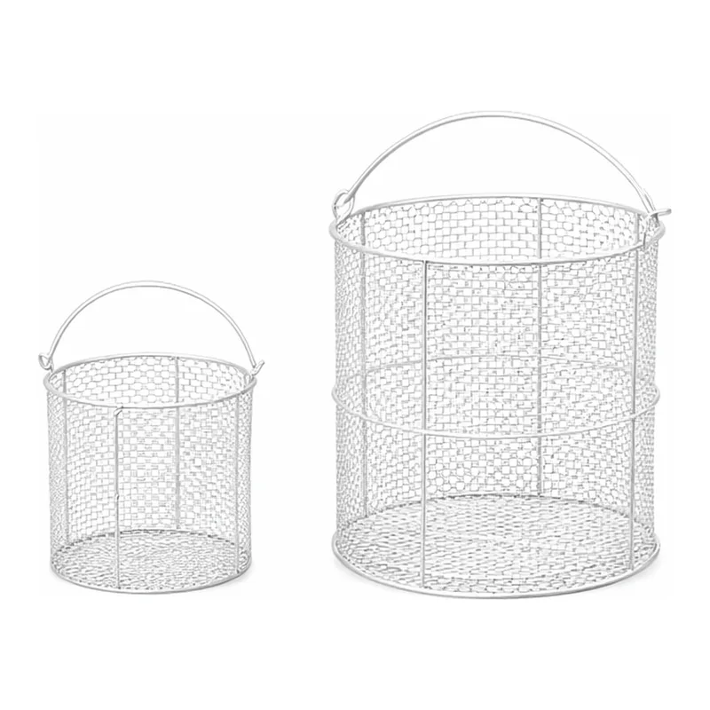 AS ONE Stainless Steel Cleaning Basket Small φ150