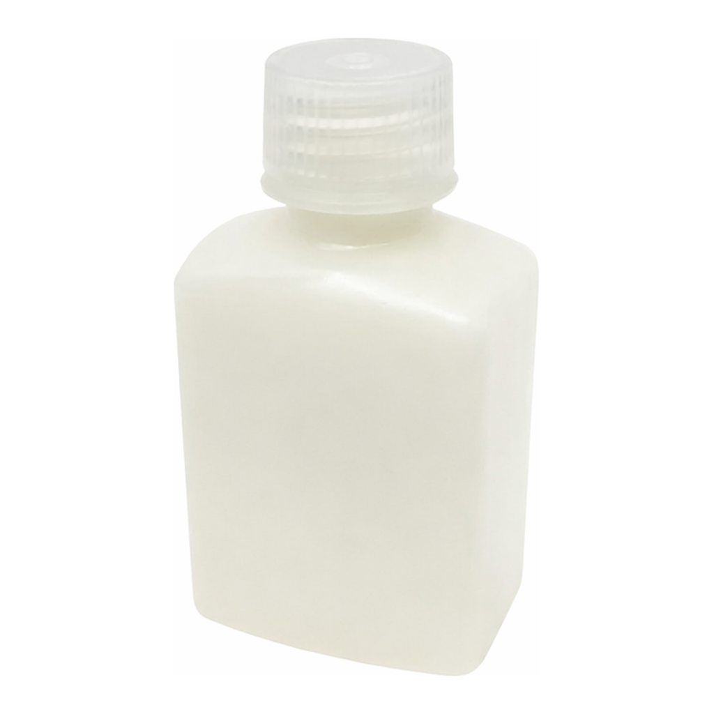 AS ONE Square Bottle Brown 125mL