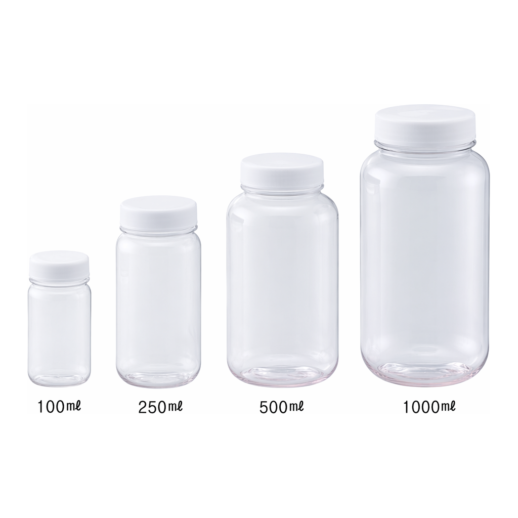 AS ONE PET Bottle (Wide-Mouth), PET 광구 병