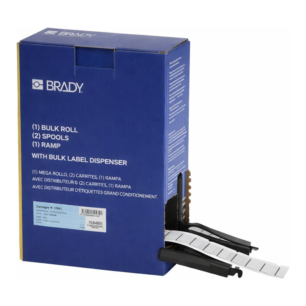 Brady PermaSleeve Commercial Grade Heat Shrink Wire and Cable Labels, Bulk, for M6 M7 Printers