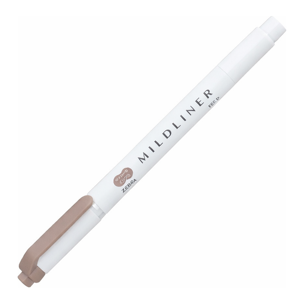 OFFICENEX 제브라 마일드라이너 브라운 WKT7-ME(1.4mm, 4.0mm 브라운)