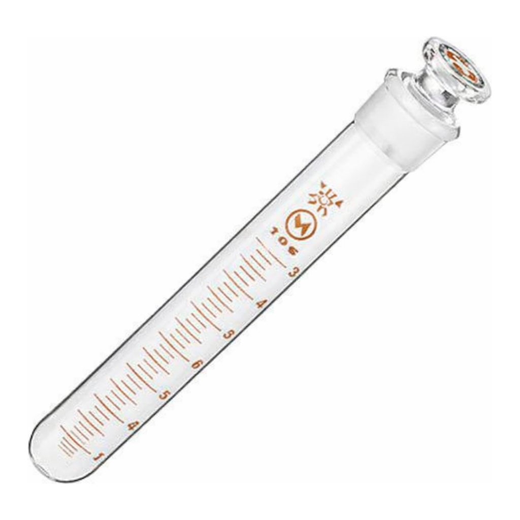 AS ONE Stoppered Test Tube · Centrifuge Tube(with Osmotic Baking Scale), 공전시험관 · 원심관(각인눈금)