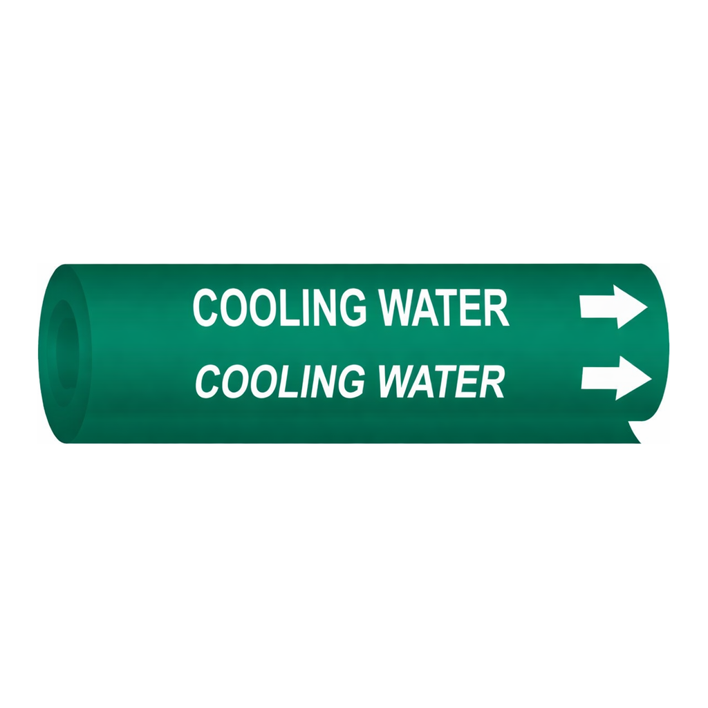 Brady COOLING WATER High Performance Pipe Marker