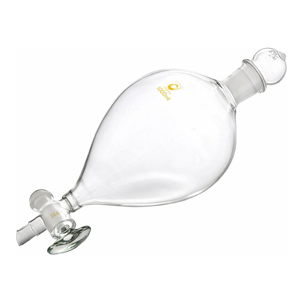 AS ONE Round Seperatory Funnel (Short leg type), 둥근 분액깔때기(단족 타입)