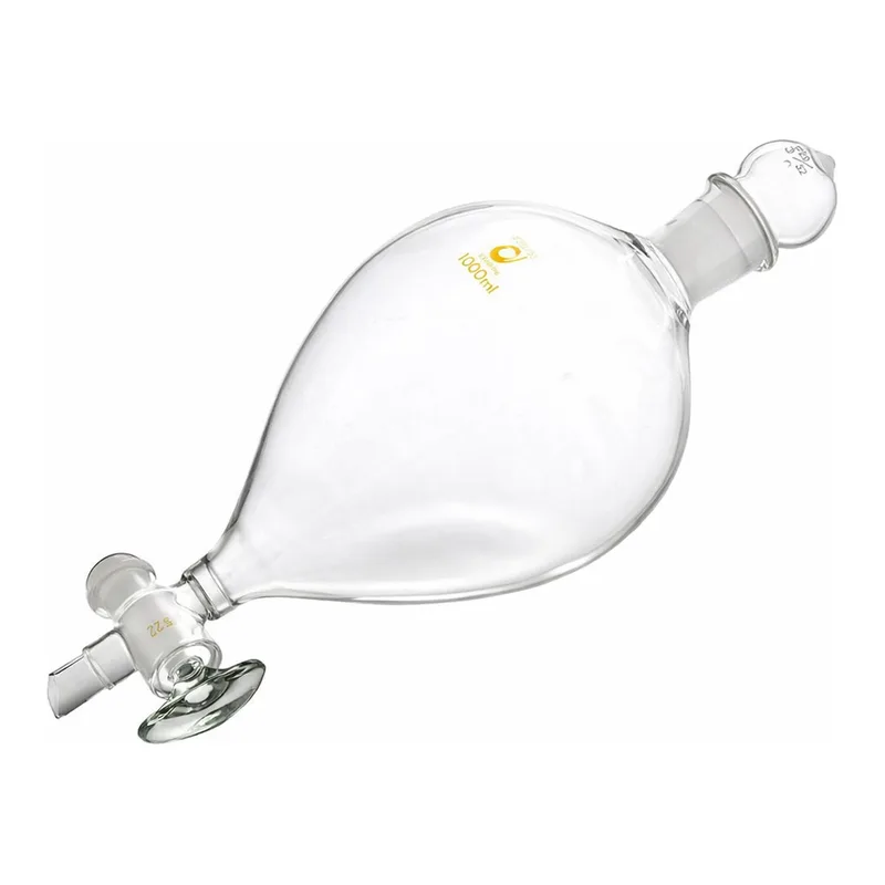 AS ONE Round Seperatory Funnel (Short leg type), 둥근 분액깔때기(단족 타입)