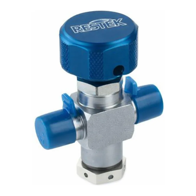 Restek Sample Cylinder Valve, 1/4in Male NPT x 1/4in Male NPT w/1800psi Rupture Disc, 3500psig DO