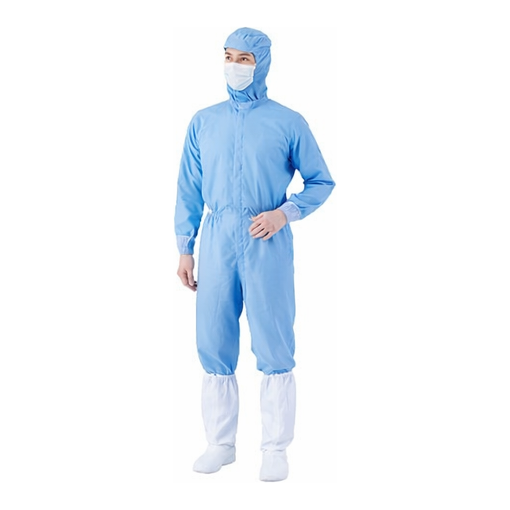 AS ONE Anti-Contamination Coverall AS 1401 (Compatible with IC tags) Blue S