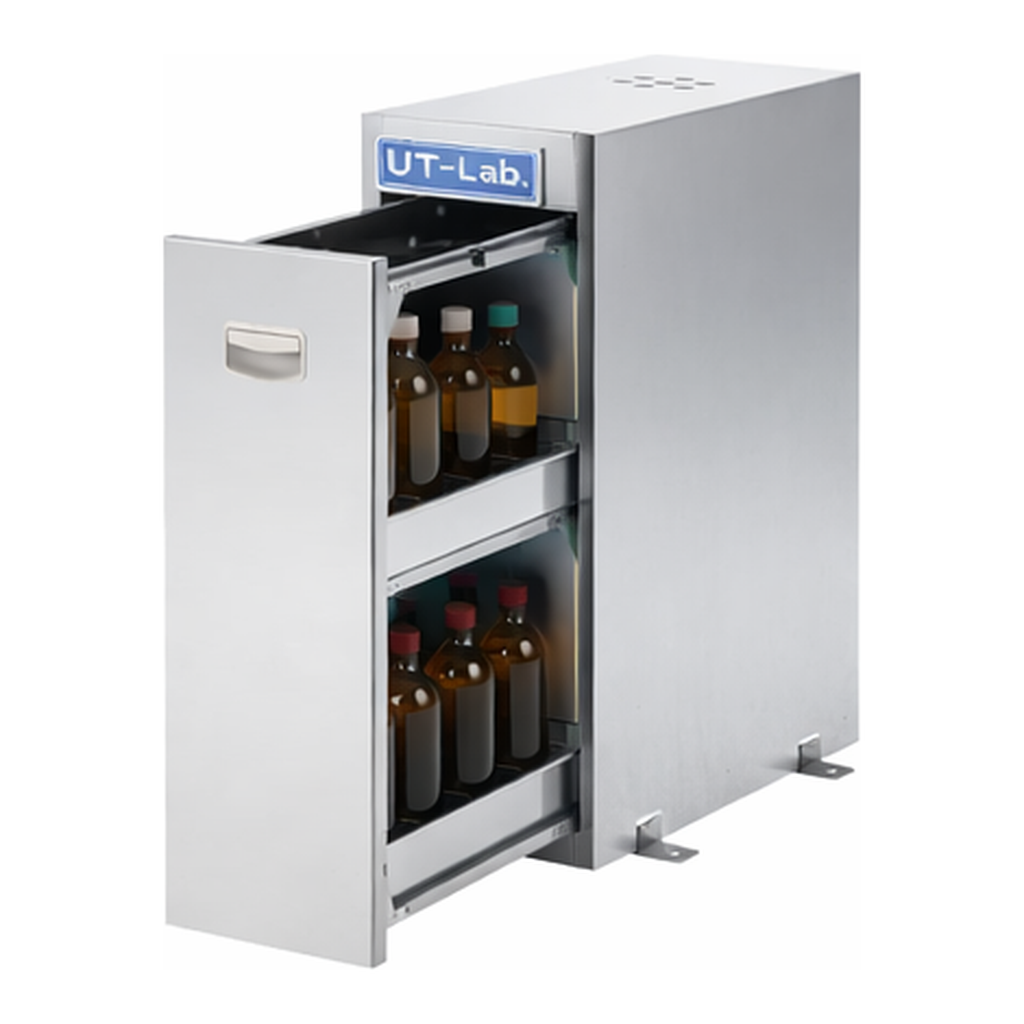AS ONE Chemical Storage Unit 251 x 500 x 600mm